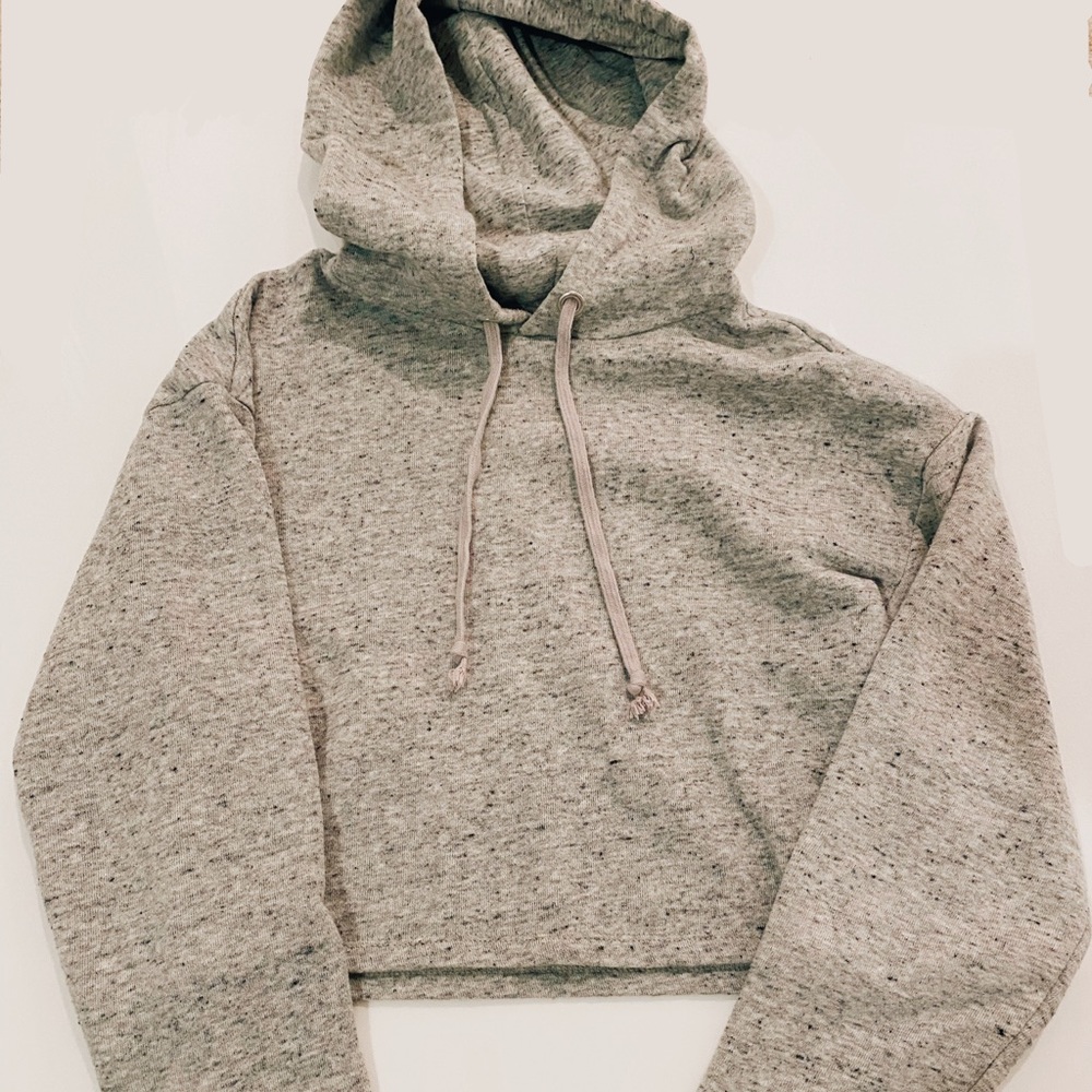 h&m cropped hoodie